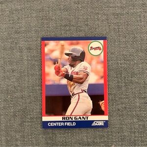 1991 Score Baseball Card Trading Card